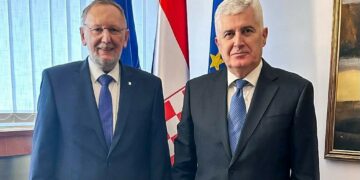 Čović održao sastanak s potpredsjednikom Vlade Republike Hrvatske Božinovićem