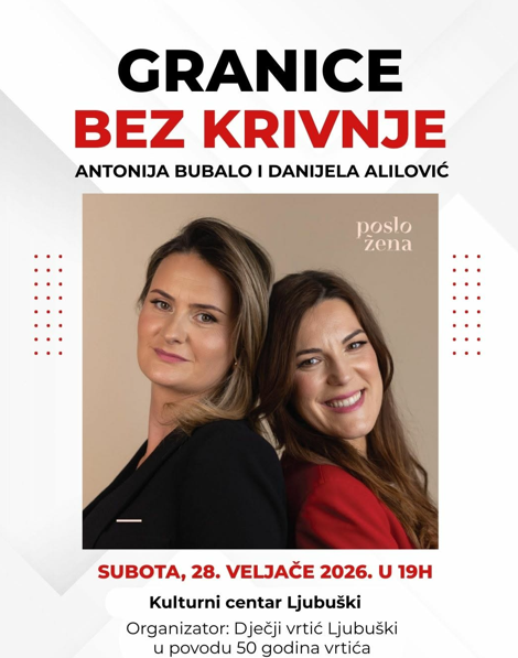 Uz 50. obljetnicu rada, Dječji vrtić Ljubuški organizira predavanje o zdravim granicama