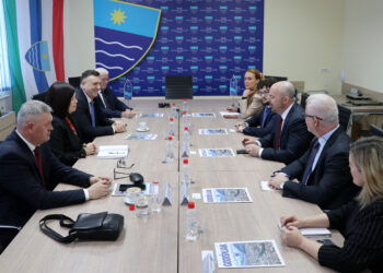 Četiri predsjednika županijskih Vlada s otpravnikom poslova u Veleposlanstvu SAD-a