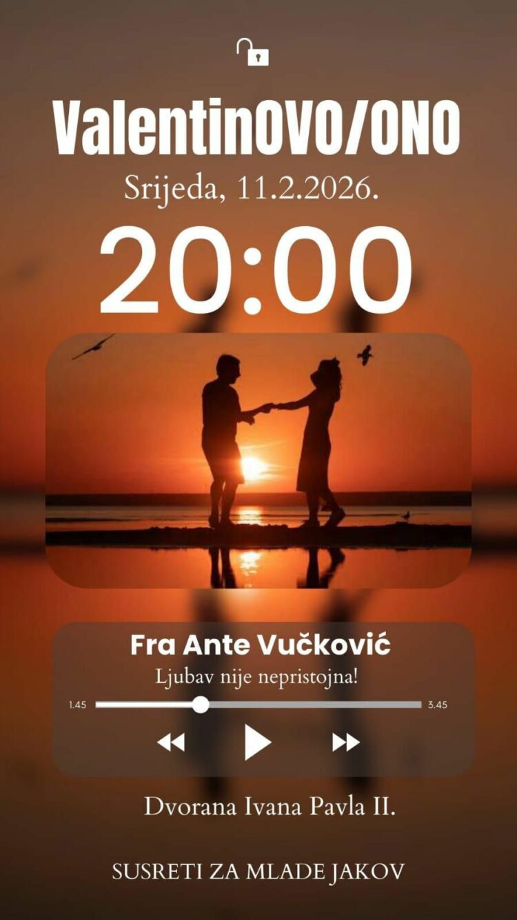 “Ljubav nije nepristojna” – tema večerašnjeg susreta za mlade Jakov u Međugorju