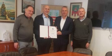 Općini Čitluk uručena zahvalnica HKUD-a Brotnjo za dugogodišnju suradnju