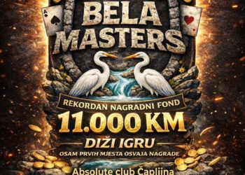 Najava: Rekordan turnir u beli – BELA MASTERS 2.0 u Čapljini