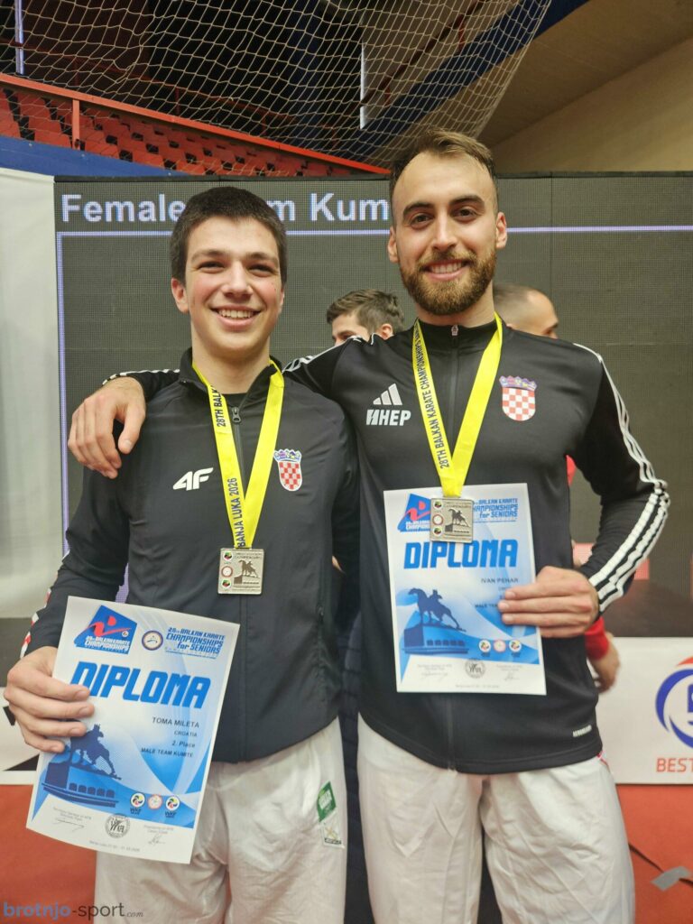 Brotnjak Ivan Pehar osvojio srebro na Balkanskom prvenstvu u karateu