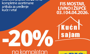 Kućni sajam FIS: Ne propustite 20% popusta na asortiman za kuću i vrt!