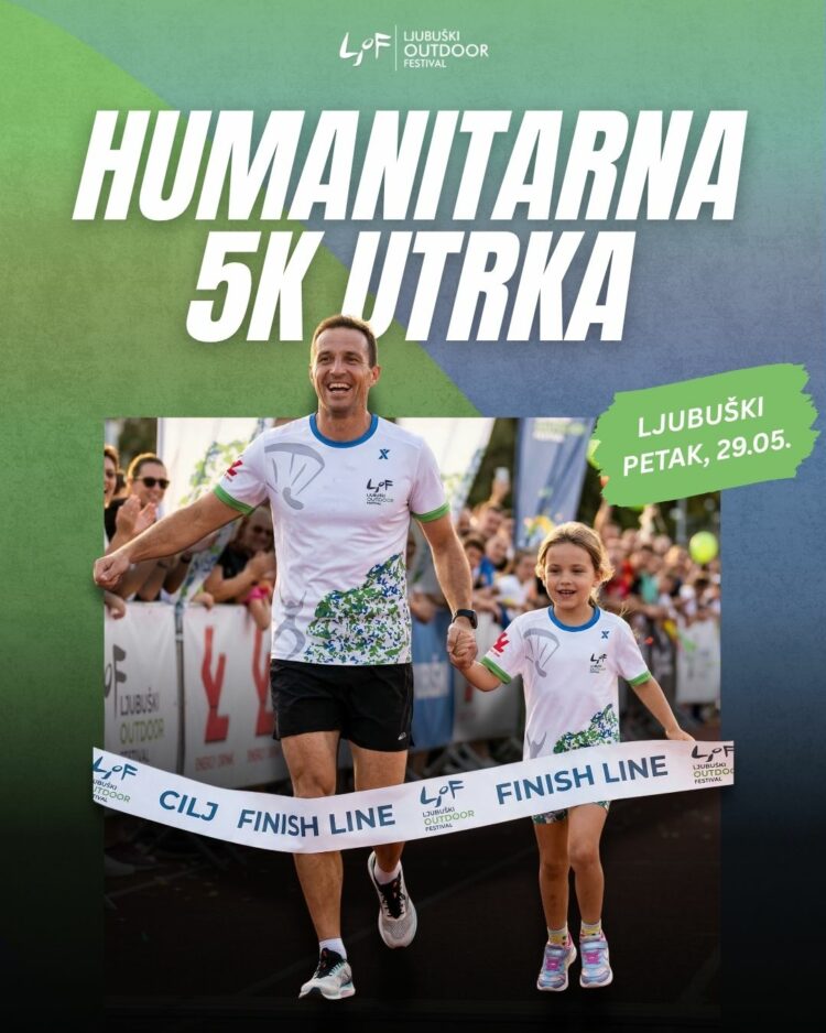 Humanitarna 5K utrka na Ljubuški Outdoor Festivalu – Trčimo za one koji nas inspiriraju