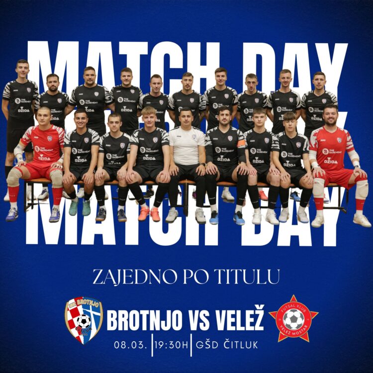 MNK Brotnjo: U nedjelju protiv Veleža ključna utakmica sezone: “Pošaljimo zajedno lijepu sliku iz Čitluka”