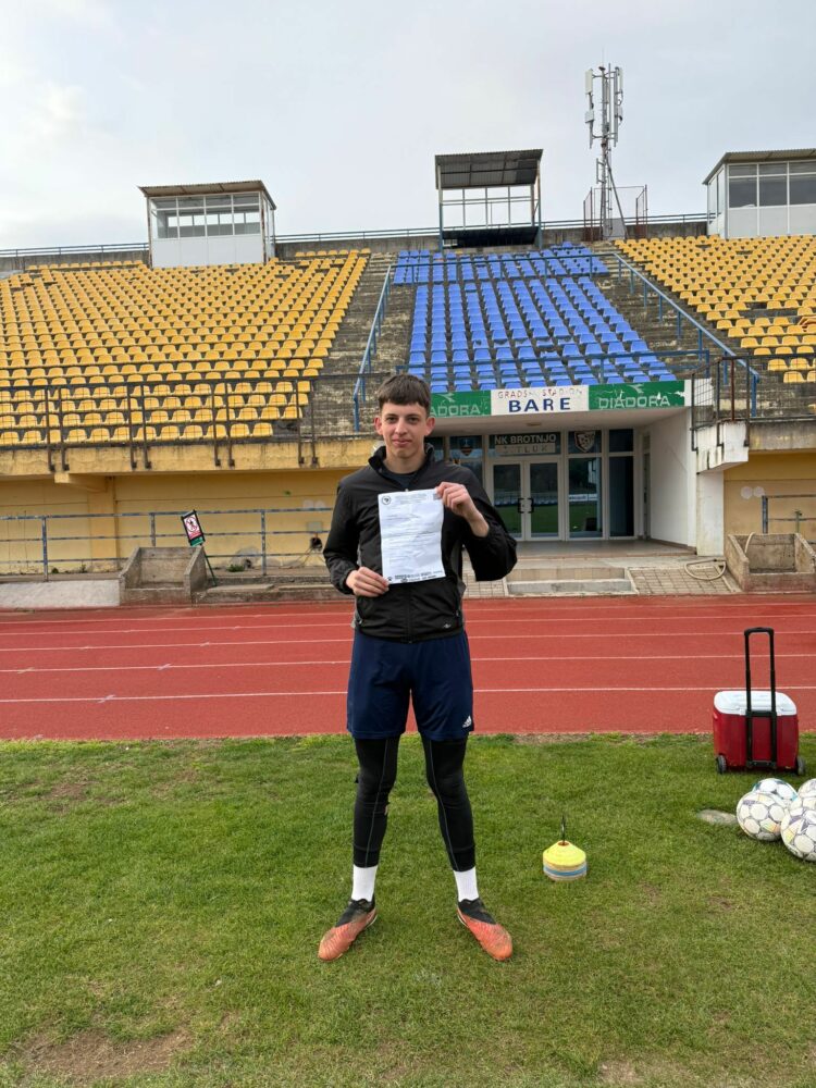 HNK Brotnjo: Ivano Doko pozvan u U-21 reprezentaciju BiH