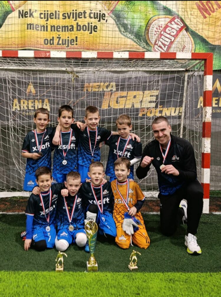 Škola nogomet BEN osvojila srebro na turniru Herceg Sport Kup: Luka Soldo i Jakov Anđelić uvršteni u prvu šestorku