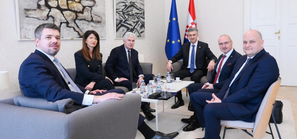 Čović i Plenković u Zagrebu: Energetska tranzicija i europska perspektiva BiH