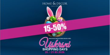 Vikend velikih popusta u trgovinama Mališić Home&Decor