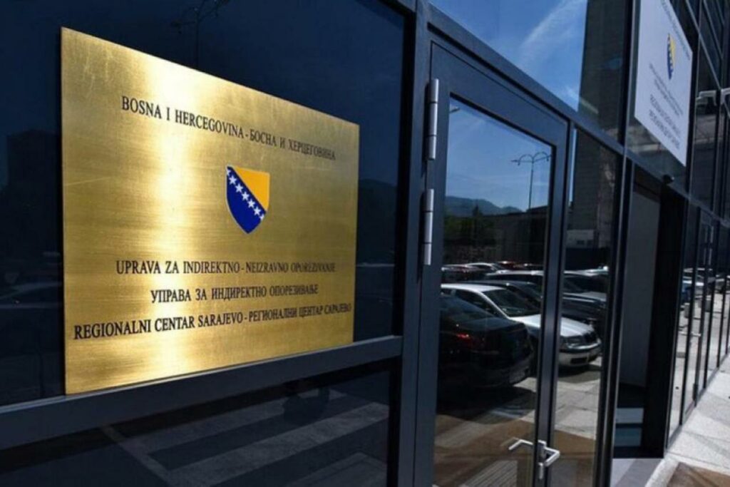 UNO BiH: Prihodi od neizravnih poreza veći za 84 milijuna KM