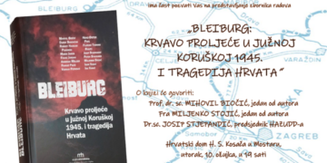 Predstavljanje zbornika BLEIBURG – KRVAVO PROLJEĆE U JUŽNOJ KORUŠKOJ 1945. I TRAGEDIJA HRVATA