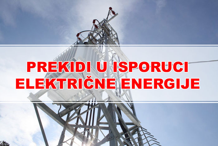 EPHZHB: Obavijest o prekidu u isporuci električne energije
