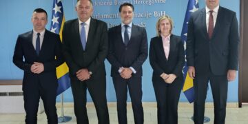 Američki izaslanik za energetiku Joshua Volz u posjetu Domu naroda Parlamenta Federacije BiH