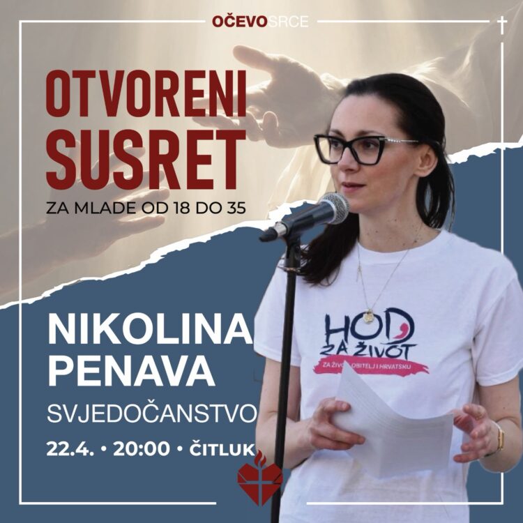 Otvoreni susret zajednice „Očevo srce“ s gošćom Nikolinom Penavom