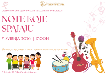 Ustanova Sveti Josip Radnik: Glazbeni koncert djece i osoba s teškoćama ili invaliditetom