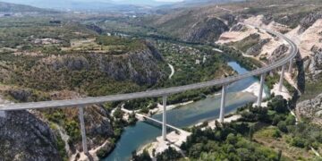 Zbog radova na mostu Hercegovina zatvorena traka prema Bijači