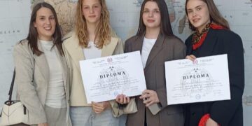Učenice 9.a razreda OŠ fra Didaka Buntića osvojile 2. i 3. mjesto na Državnom natjecanju u Tuzli