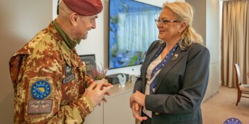 Šef misije EUFOR-a u BiH general Fronda u nastupnom posjetu predsjednici Bradara: Fokus na mir, stabilnost i partnerstvo