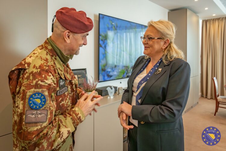 Šef misije EUFOR-a u BiH general Fronda u nastupnom posjetu predsjednici Bradara: Fokus na mir, stabilnost i partnerstvo