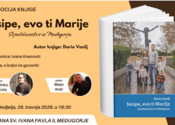 Promocija knjige “Josipe, evo ti Marije” autora Darija Vasilja u Međugorju