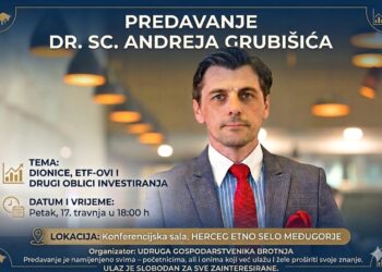 Najava: Predavanje na temu “Kako pametno uložiti novac – Dionice, ETF-ovi i strategije za dugoročni rast imovine”