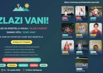 Sportsko-edukativni kamp za djecu “Izlazi vani”