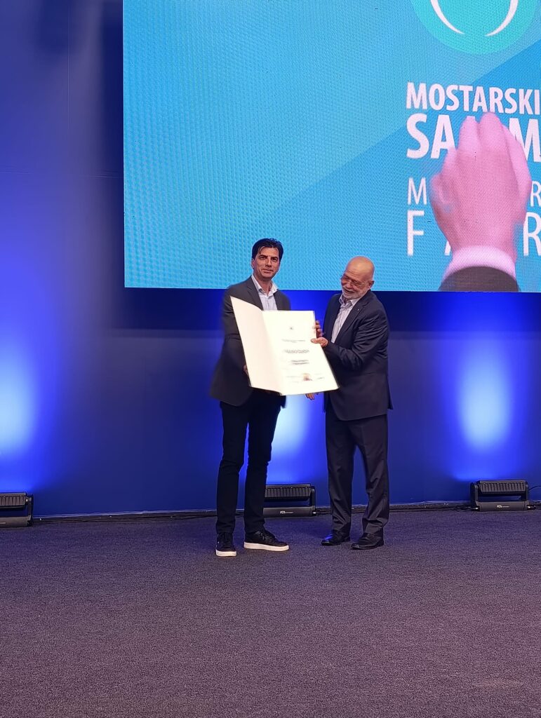 VINARIJA MARIJANOVIĆ Veliko zlatno odličje za vino Grand Selection 2019. na Sajmu gospodarstva u Mostaru