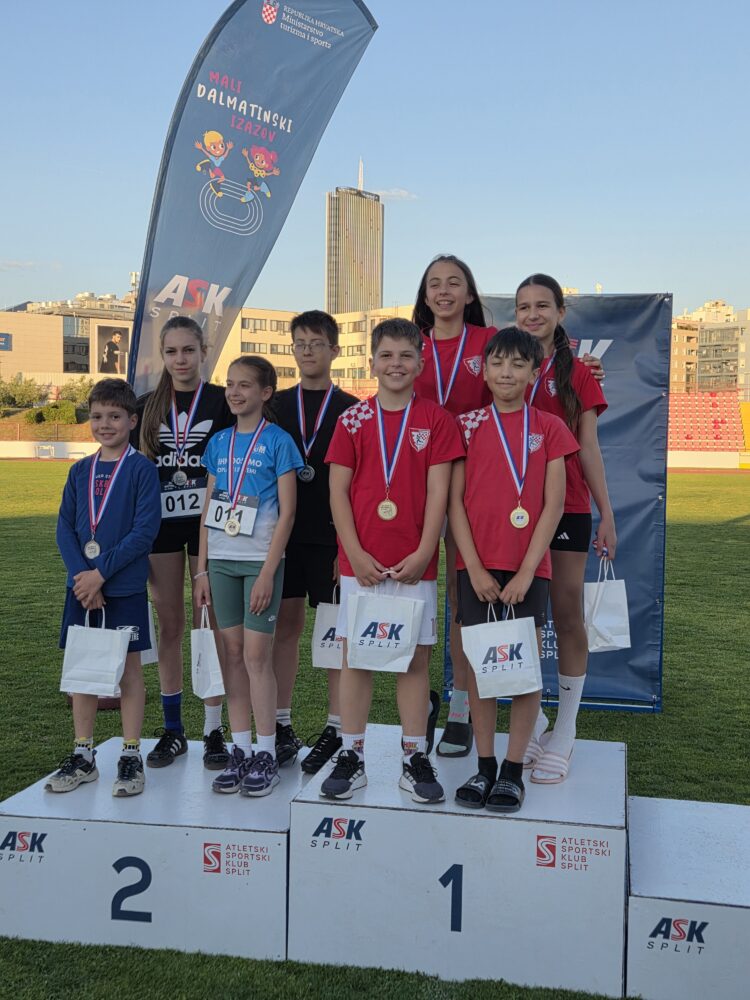 Dominacija Atletskog kluba Brotnjo u Splitu: Niz medalja u jakoj konkurenciji