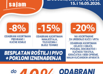 Kućni sajam FIS 15. i 16. svibnja: Iskoristite odlične popuste za jeftiniju kupovinu