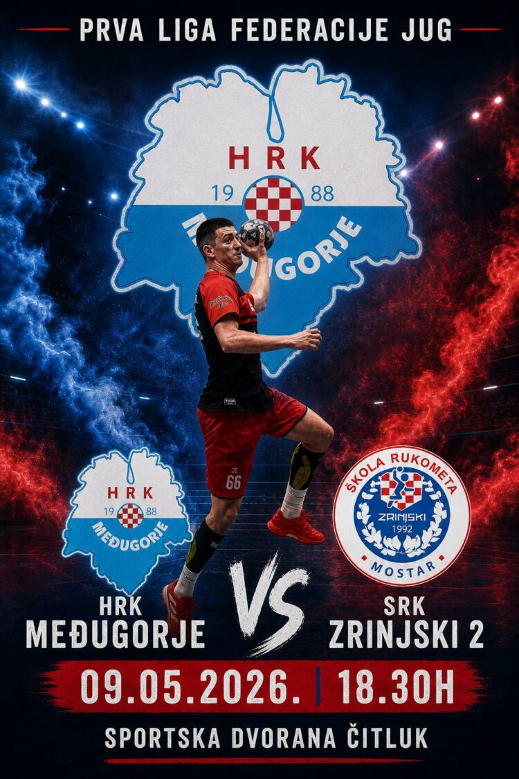 Novi izazov za HRK Međugorje: U goste stiže SRK Zrinjski 2 Mostar