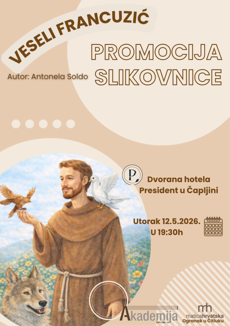 Najava: Promocija slikovnice “Veseli Francuzić” autorice Antonele Soldo