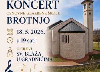 Završni koncert Osnovne glazbene škole Brotnjo