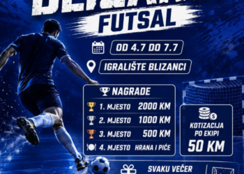 Najava: I. futsal turnir „3×3 Blizanci“ od 4. do 7. srpnja