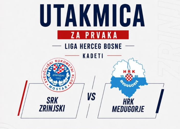 HRK Međugorje večeras protiv Zrinjskog igra utakmicu sezone za naslov prvaka Herceg-Bosne