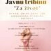 NAJAVA Javna tribina “ZA ŽIVOT” u organizaciji “UDRUGE MOJ ŽIVOT” iz Čitluka
