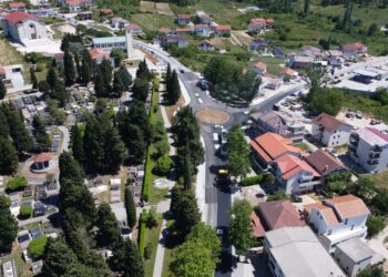 FOTO Radovi na kružnom toku u Čitluku u punom jeku