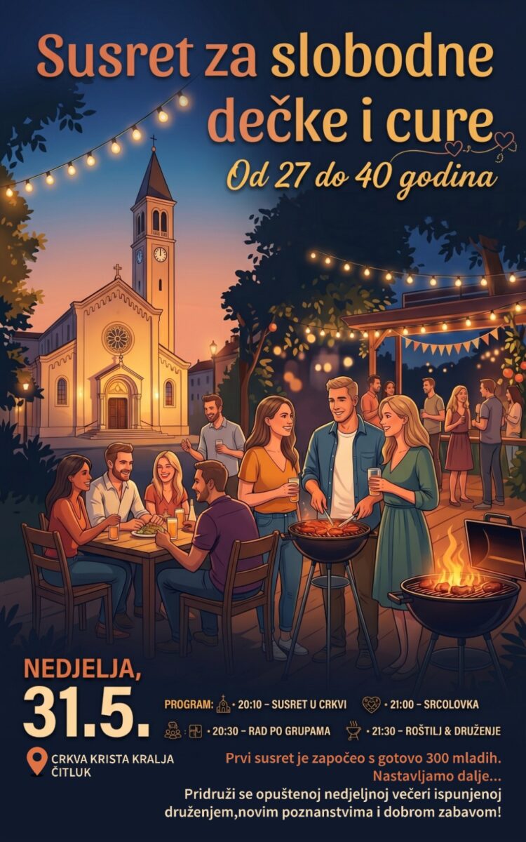 U Čitluku i ove nedjelje susret za slobodne djevojke i mladiće: Nastavlja se druženje koje je okupilo gotovo 300 mladih!