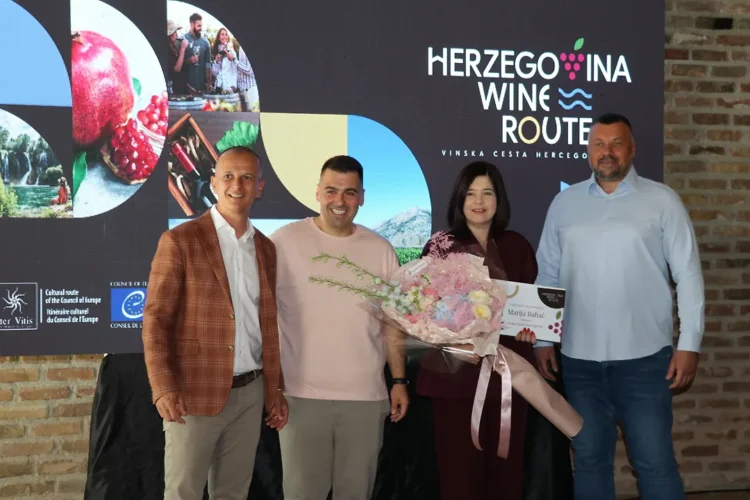 Marija Buhač dobila titulu veleposlanice Vinske ceste Hercegovine