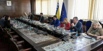 Predsjednici vlada HNŽ-a i ZHŽ-a s federalnim ministrima o Prednacrtu zakona o vodnim uslugama u FBiH