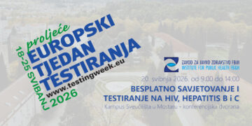 Europski tjedan testiranja: Besplatno i povjerljivo testiranje za studente na Kampusu Sveučilišta u Mostaru