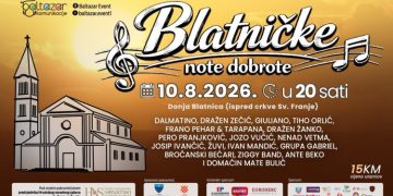 DONJA BLATNICA Mate Bulić i glazbene zvijezde najavljuju još jedne „Blatničke note dobrote“