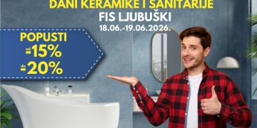 Dani keramike i sanitarije u FIS-u u Ljubuškom – iskoristite odlične pogodnosti!