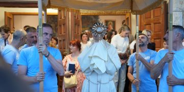Procesijom i misnim slavljen obilježen blagdan Tijelova u Čitluku