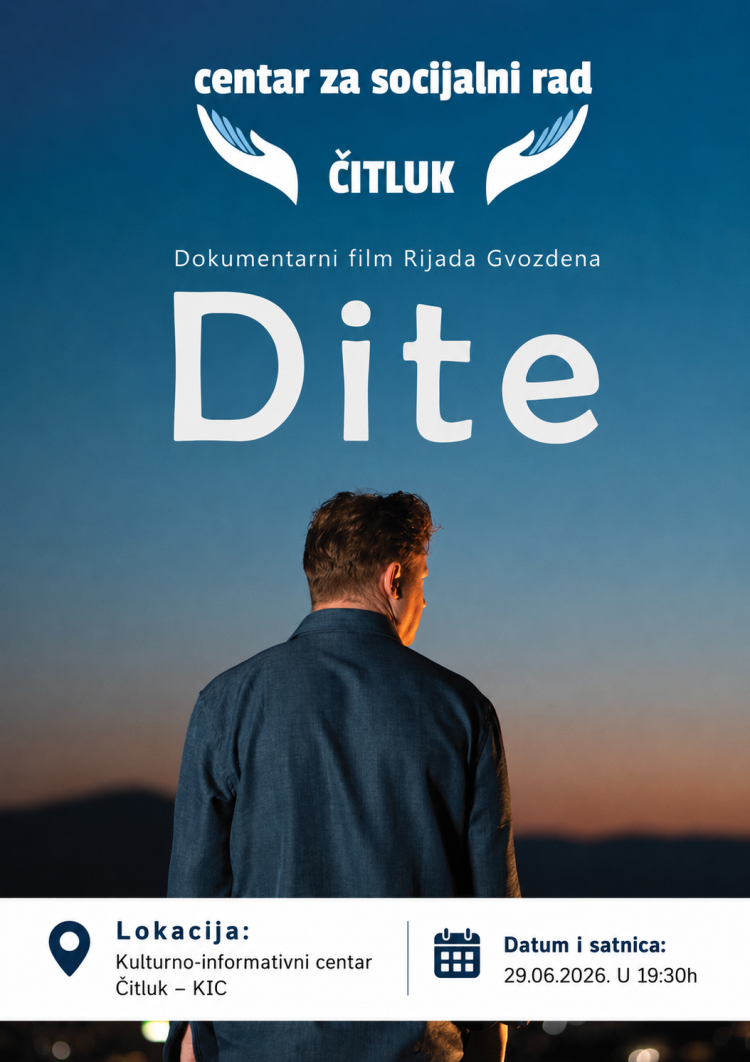 NAJAVA Premijera filma „Dite” u Čitluku: Snažna priča o ljubavi, obitelji i hraniteljstvu