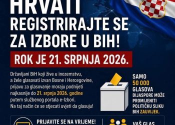 Hrvati, registrirajte se za izbore u BiH: Samo 50.000 glasova dijaspore može promijeniti političku sliku u BiH
