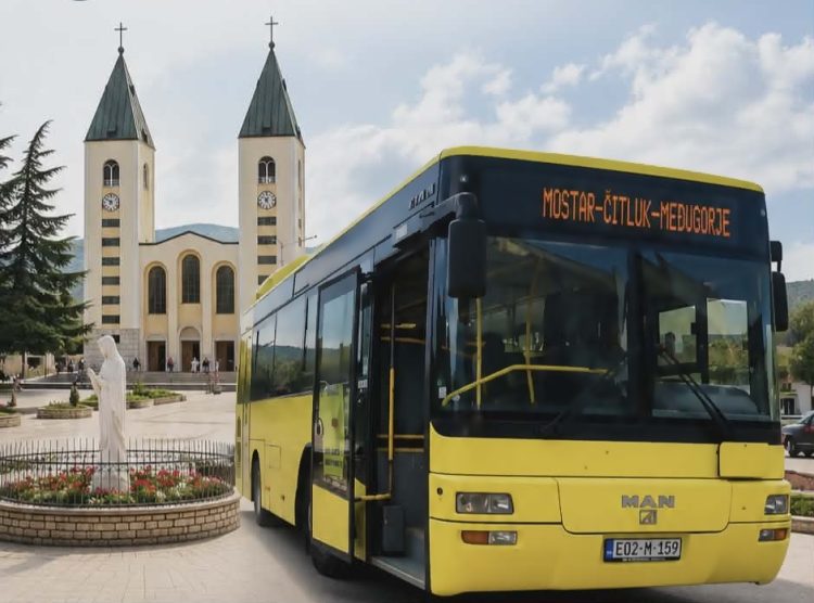JP MOSTAR BUS Nove satnice polazaka za Međugorje