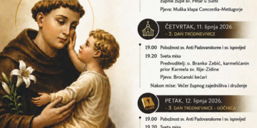 ŽUPA SV. ANTE PADOVANSKOGA TEPČIĆI Program trodnevnice i proslava zaštitnika župe