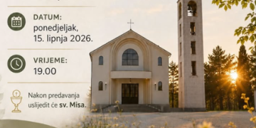 SLUŽANJ Kateheza u crkvi sv. Jure večeras u 19 sati