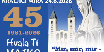 7. zavjetno hodočašće Kraljici Mira 24. lipnja 2026.: 45 godina milosti, molitve i zahvalnosti